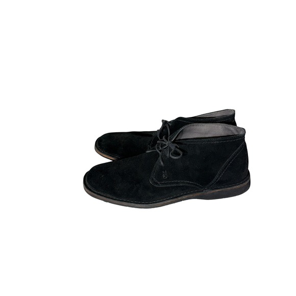 JOHN VARVATOS STAR USA Black Suede Chukka Desert Boots Size 10M Lace Up F2241B3B main image 4